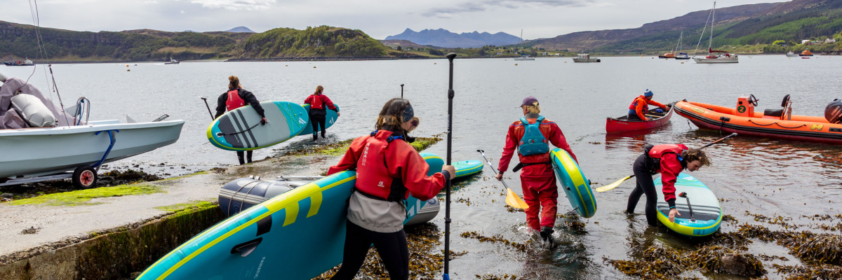 Paddleboarding Portree